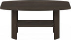 Furinno Simple Design Coffee Table, Dark Brown