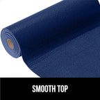 GORILLA GRIP Slip Resistant Drawer and Shelf Liner 2 Pack, Non Adhesive Water Resistant, Easy Clean and Trim, Smooth Surface Liners for Kitchen Cabinet, Shelves, Drawers, Pantry, 12 in x 20 FT, Navy