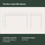 Branch Daily Desk - Functional at Home Office Desk with Effortless Assembly, Timeless Design, Rounded Corners, and Built-in Cable Notch - 36” W x 28.5” H x 24” D - Sage Work Table