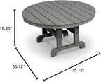 Trex Outdoor Furniture Cape Cod Round 36" Conversation Table