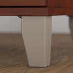 Bush Furniture 60-inch Home Office Desk with Drawers, Large Computer Table with Storage, Transitional Style, Somerset Collection, Hansen Cherry