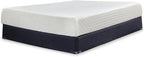 Signature Design by Ashley Full Size Chime 10 Inch Medium Firm Memory Foam Mattresswith Green Tea & Charcoal Gel for Pressure Relief, Fiberglass Free, Mattress In A Box