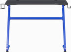 Flash Furniture Fisher Gaming Desk - Blue Ergonomic Computer Desk - 51.5" Gamers Table with Cup Holder and Headphone Hook