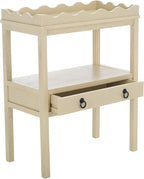 SAFAVIEH Home Collection Darlyn Sand 1-Drawer Rectangle Accent Table