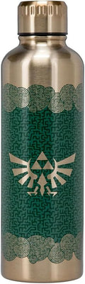 Paladone Tears of The Kingdom Official Licensed Zelda Metal Water Bottle, Gamer Fan Decor and Gift, Gaming Desk Accessory for All Ages, Collectors Drinkware