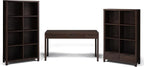 SIMPLIHOME Hollander Desk - 60-Inch Wide Solid Wood Writing Desk in Warm Walnut Brown, Contemporary Home Office Computer Table for Workspace or Study with 2 Drawers and Flip-Down Keyboard Tray