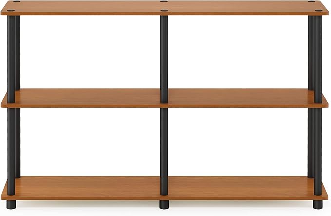 Furinno Wire End Table, Side Table, Brown