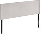 FURINNO Roanne Plain Headboard, King, Fog