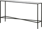 Henn&Hart Henley Console Table, 55" Wide, Black