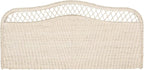 Safavieh Home Collection Sephina White Washed Rattan Headboard (King)