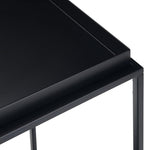 SIMPLIHOME Garner 47 inch Wide Industrial Tray Top Console Table in Black for the Living room Entryway and Bedroom