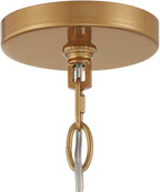 Possini Euro Design Carrine Light Brass Gold Pendant Chandelier Lighting 15 1/4" Wide Modern Clear Crystal Accents 4-Light Fixture for Dining Room House Home Foyer Kitchen Entryway Bedroom Living
