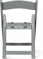 Flash Furniture Hercules Set of 2 Kids Gray Resin Folding Chairs with Gray Vinyl Padded Seats