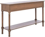 SAFAVIEH Home Collection Landers Brown 3-Drawer Console Table CNS5711C