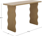 SAFAVIEH Home Collection Preslyn Desert Brown Console Table for Entryway, Living Room, Foyer