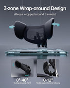 Hbada E3 Ultra Ergonomic Office Chair, Big and Tall Office Chairs - with 3-Zone Dynamic Lumbar Support, 360° Mechanical Armrests, 4D Adjustable Headrest, Aluminum Alloy, Premium Mesh Chair, Black