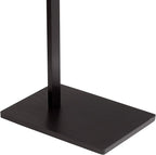 Possini Euro Design Barrett Modern Minimalist Task Floor Lamp LED Standing Base Adjustable 53" Tall Anodized Black Metal Touch On Off Decor for Living Room Reading House Bedroom Home