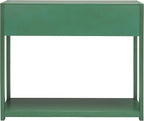 SAFAVIEH Home Collection Sadie Contemporary Turquoise Green 2-Drawer Console Table (Fully Assembled)
