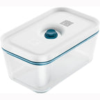 ZWILLING Fresh & Save Airtight Glass Food Storage Containers with Lids, Meal Prep Containers, Medium, La Mer