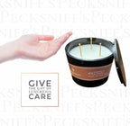 Pecksniffs Black Magnolia & Ginger Scented Candle | 3 Wicks, 283g/9.9oz