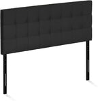 Furinno Roanne Tufted Headboard, Full, Black
