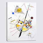 Wieco Art Canvas Prints Large Delicate Tension #85, 1923 by Wassily Kandinsky Abstract Classic Art Reproductions Canvas Wall Art for Home Decor Living Room and Wall Decorations