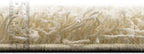 Unique Loom Solid Shag Collection Area Rug (5' 1" x 8' Oval, Pure Ivory)