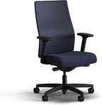 HON Ignition 2.0 Mid Back Task Chair, Spectrum Mesh, Advanced Synchro-Tilt Control, Office Chair with Lumbar Support, Height and Width Adjustable Arms, Black Frame, Blueberry