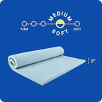 Sealy Dreamlife 2” Gel Memory Foam California King Mattress Topper with SealyComfort Gel Foam, 1 Year Limited Warranty, Made in The USA