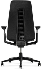 Haworth Fern Ergonomic Office Chair – Stylish and Innovative Desk Chair with Digital Knit Finish - Without Lumbar Support (Charcoal Black)