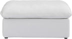WJShome Ottoman, Modular Sectional Sofa,Down Filled Sofa Couch for Modern Living Room Sofa Sets for Office House-White