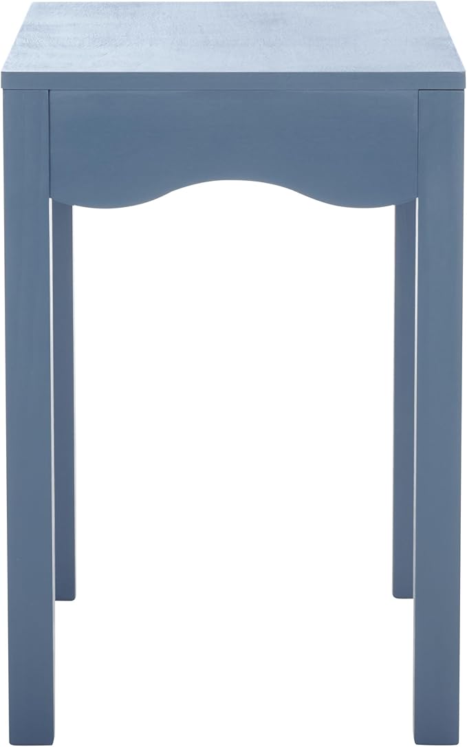 SAFAVIEH Home Collection Lilith Blue Square Wave Accent Table