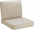 JMGBird Outdoor Cushion Tufted Pillow, Deep Seat Outdoor Chair Cushion Set 22"x22" Patio Cushions for Outdoor Furniture