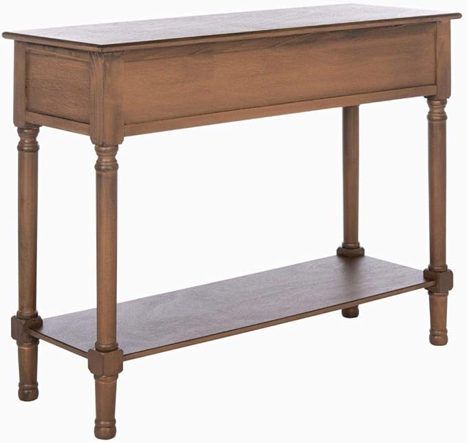 SAFAVIEH Home Collection Landers Brown 2-Drawer Console Table CNS5710C