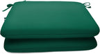 Sunbrella Patio Cushions - (2 Pack) - 18" W x 18" L x 2.5" T, Outdoor Chair Cushion with Comfort, Style & Durability Designed for Outdoor Living - Made in The USA