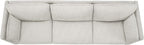 CHITA Luxury Oversized Sectional Modular Sofa, Premium Down Filled Cloud Couch, FSC Certified Comfty Deep Seat Sectional for Living Room, 3 Seat, 114‘’ Width, Snow