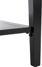 SAFAVIEH Home Collection Manelin Black/Antique Gold 3-Drawer Console Table for Living Room Foyer Bedroom Hallway Entryway Office