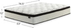 Signature Design by Ashley Chime Hybrid King 12" Mattress with Gel Memory Foam, Medium Firm, Pressure Relief, Fiberglass Free Mattress in a Box