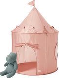 3 Sprouts Kids Play Tent - Sustainable Recycled Fabric – Fun Spacious Childs Playhouse for Indoor Games for Boys & Girls - Durable Fort Pop Up House for Toddlers & Children Age 3-10 - Pink
