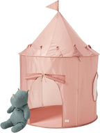 3 Sprouts Kids Play Tent - Sustainable Recycled Fabric – Fun Spacious Childs Playhouse for Indoor Games for Boys & Girls - Durable Fort Pop Up House for Toddlers & Children Age 3-10 - Pink