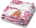 Birthday Blanket Birthday Gifts for Girls Women Pink Throw Blanket for Kids Adults Soft Warm Cozy Fleece Blanket for Couch Sofa Bed 50"x60"