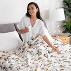 Berkshire Blanket Peanuts® VelvetLoft® Cute Character Snoopy Plush Blanket,The Flying Ace,Full/Queen 90 in x 90 in (Official Peanuts® Product)