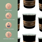 Pecksniffs Black Bamboo & Vetiver Scented Candle | 1 Wick, 184g/6.49oz