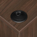 Regency Legacy 71 x 35 in. Office Desk with Double Full Pedestal- Neo Walnut