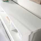 Sauder River Ranch Full-Queen Headboard, Glacier White Finish