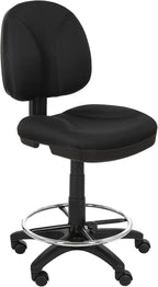 OEF Furnishings Comfort Office Stool, 24.5"-34.5" Height