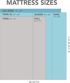 Cool Gel 8 Inch California King Memory Foam Mattress Medium Firm, King Size Memory Foam Mattress Cooling, Made in the USA, 8" Depth with Pressure Relief, CertiPUR-US Certified, CoolGel Bed