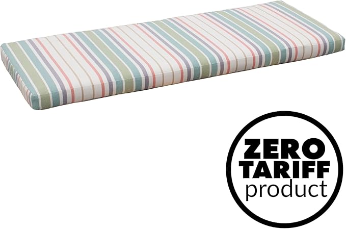 Tommy Bahama Bench Cushion, 50" X 16" X 2.5", Bandeau Pastel