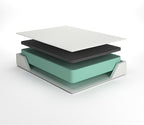 Signature Design by Ashley Queen Size 8 Inch Medium Firm Charcoal Gel & Green Tea Infused Memory Foam Mattress for Pressure Relief, Fiberglass Free, Mattress In A Box