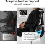 Autonomous ErgoChair Pro Ergonomic Office Chair Mesh Grey Adjustable Lumbar Support, Rolling Swivel - Home Office Desk Chairs with Wheels and Arms - Ergonomic Desk Chair Comfy for Gaming & Long Hours
